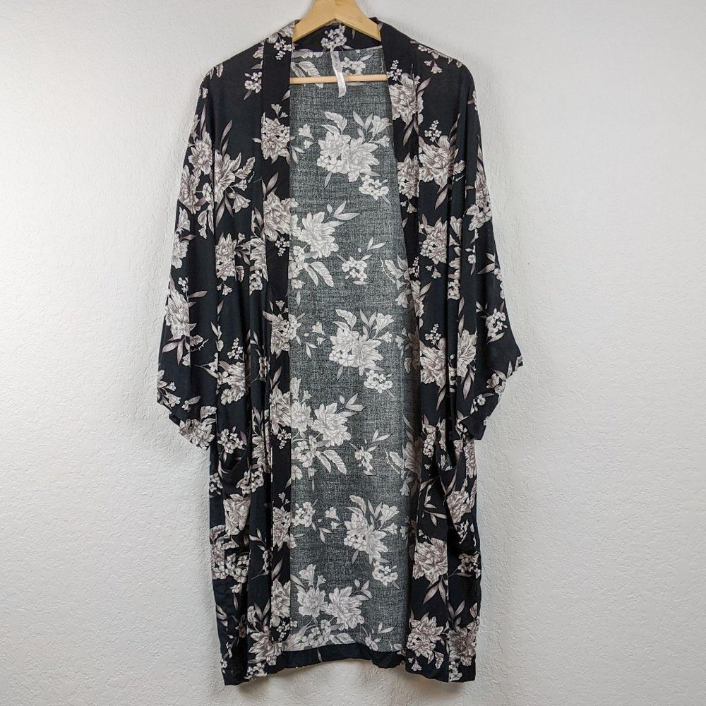 Spiritual Gangster Maya Floral Kimono Robe OS - Picture 5 of 12